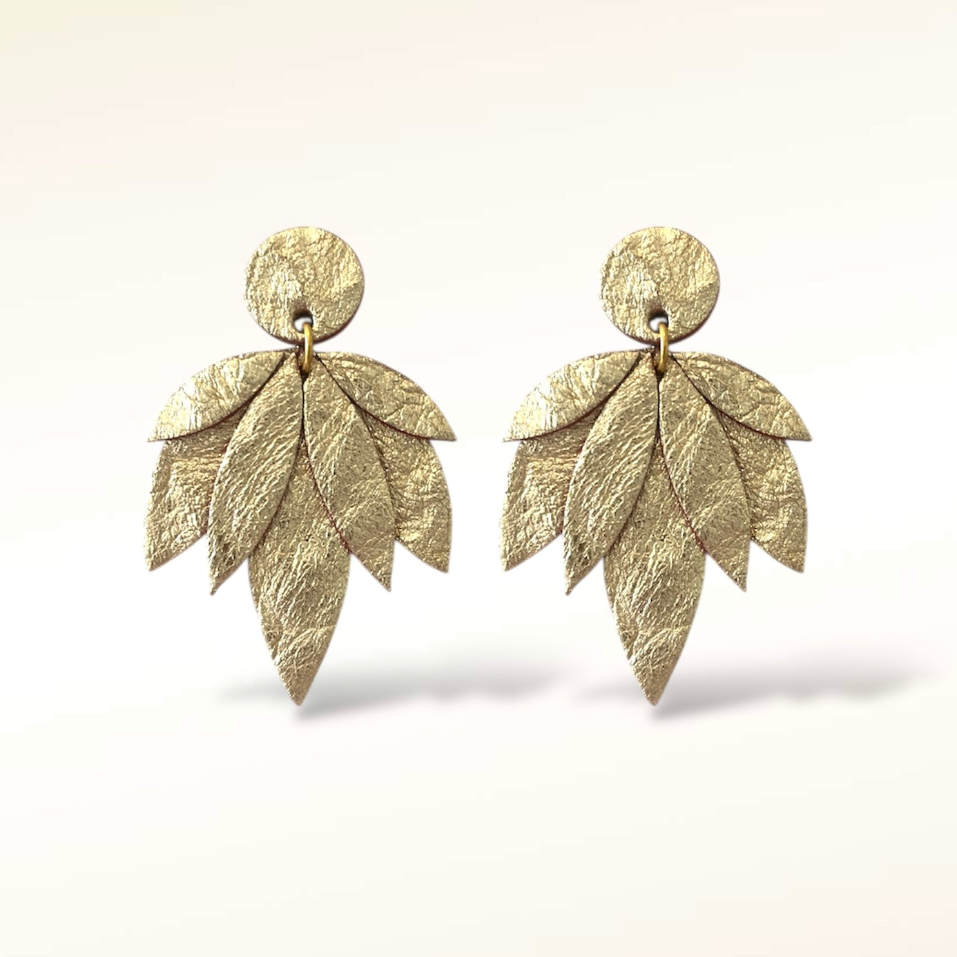 Boucles d'oreilles en cuir September