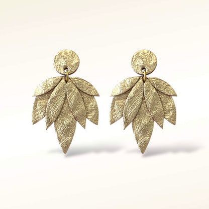 Boucles d'oreilles en cuir September