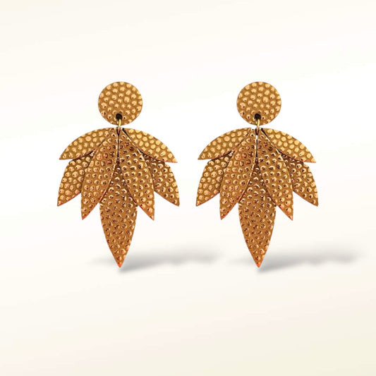 Boucles d'oreilles en cuir September