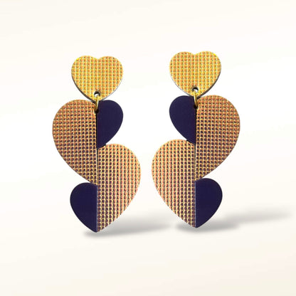 Boucles d'oreilles en cuir Pop Love