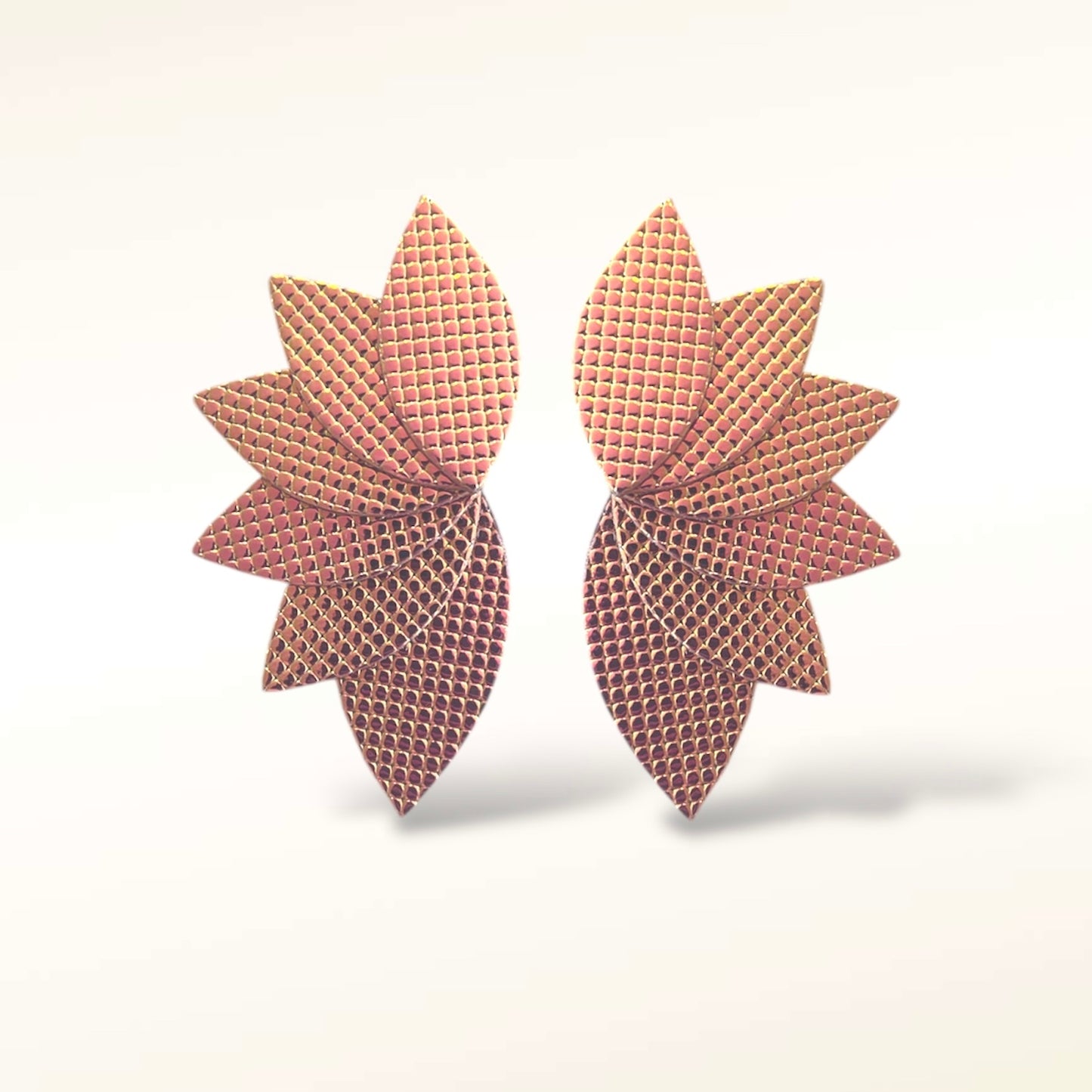 Boucles d'oreilles en cuir Gabrielle XL