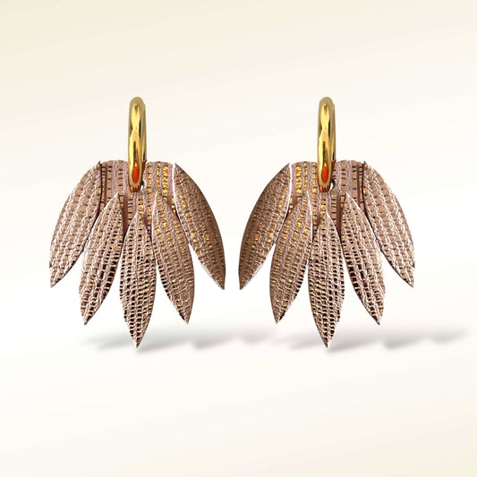 Boucles d'oreilles en cuir Patchouli XL