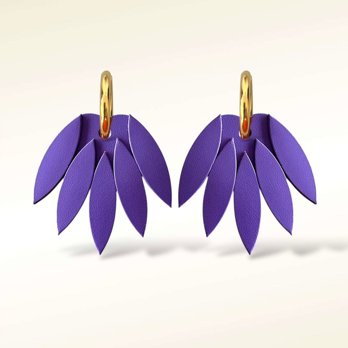 Boucles d'oreilles en cuir Patchouli XL