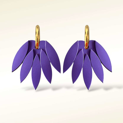 Boucles d'oreilles en cuir Patchouli XL