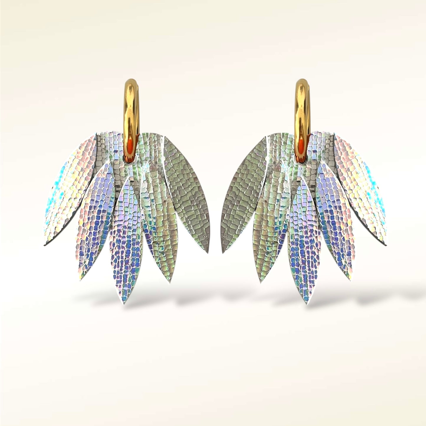 Boucles d'oreilles en cuir Patchouli XL