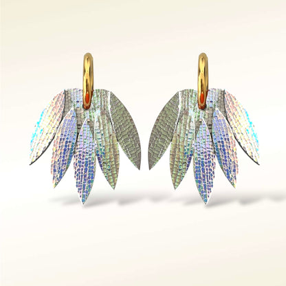 Boucles d'oreilles en cuir Patchouli XL