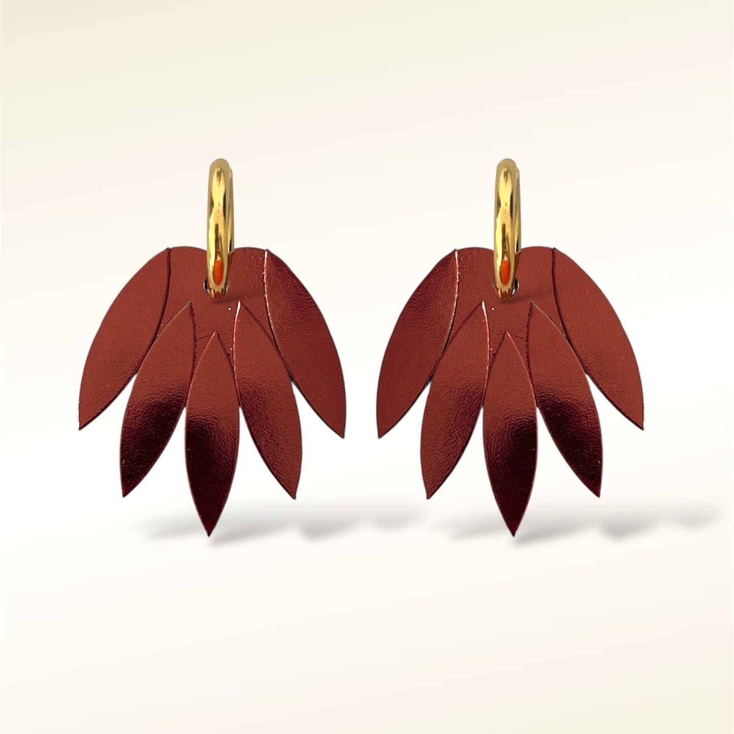 Boucles d'oreilles en cuir Patchouli XL