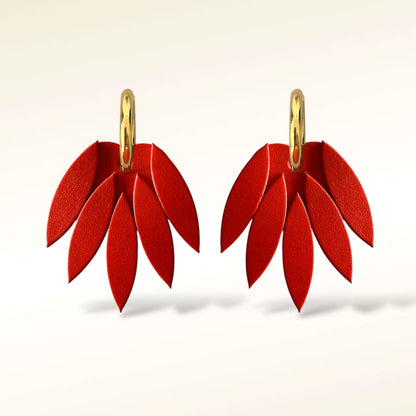 Boucles d'oreilles en cuir Patchouli XL