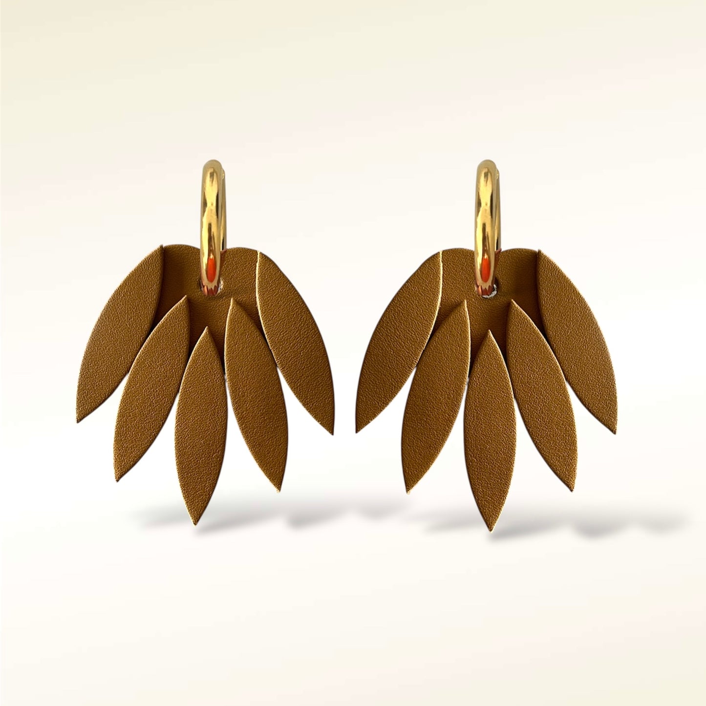 Boucles d'oreilles en cuir Patchouli XL