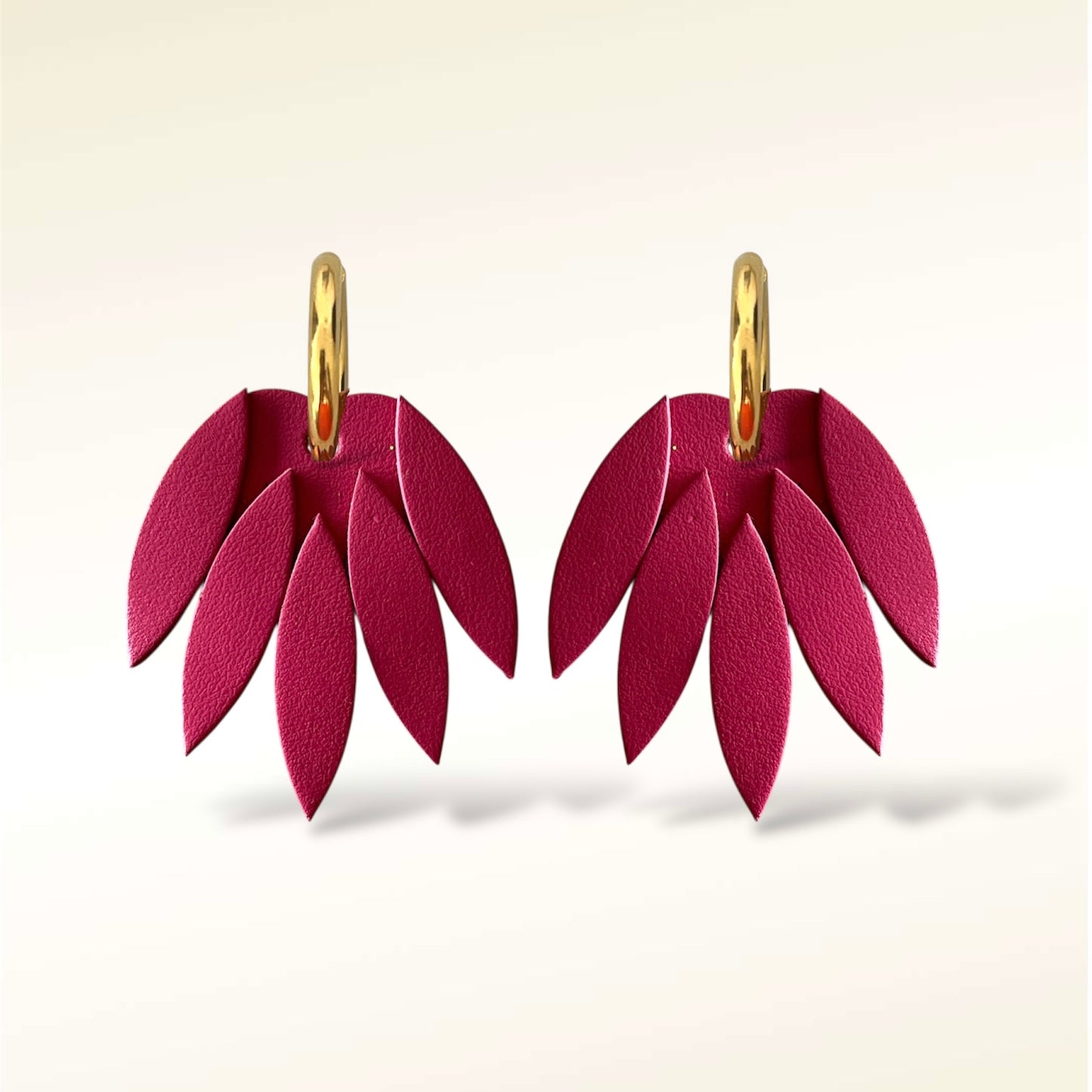 Boucles d'oreilles en cuir Patchouli XL