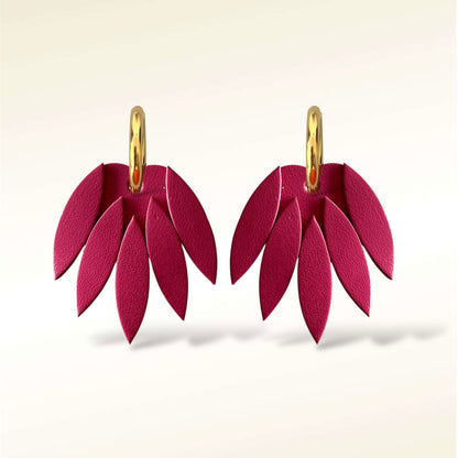 Boucles d'oreilles en cuir Patchouli XL