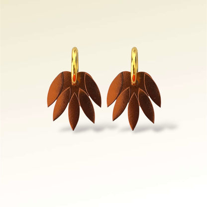 Boucles d'oreilles en cuir Mini-Patchouli