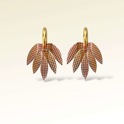 Boucles d'oreilles en cuir Mini-Patchouli