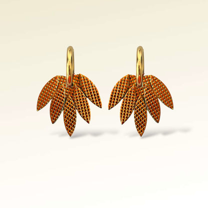 Boucles d'oreilles en cuir Mini-Patchouli