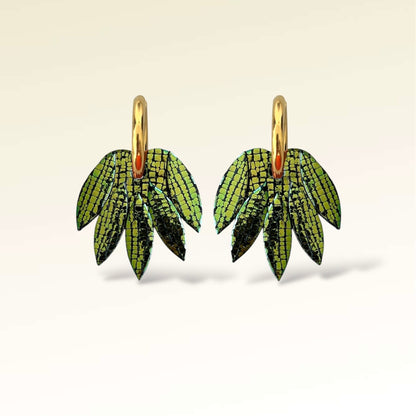 Boucles d'oreilles en cuir Mini-Patchouli