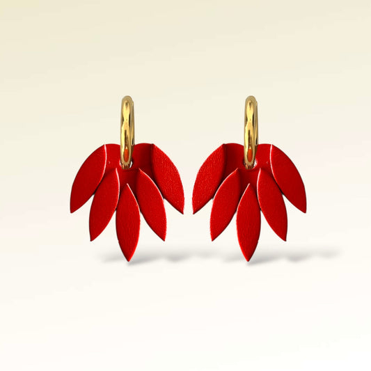 Boucles d'oreilles en cuir Mini-Patchouli