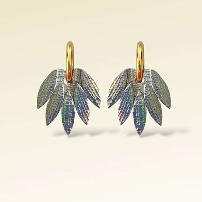 Boucles d'oreilles en cuir Mini-Patchouli