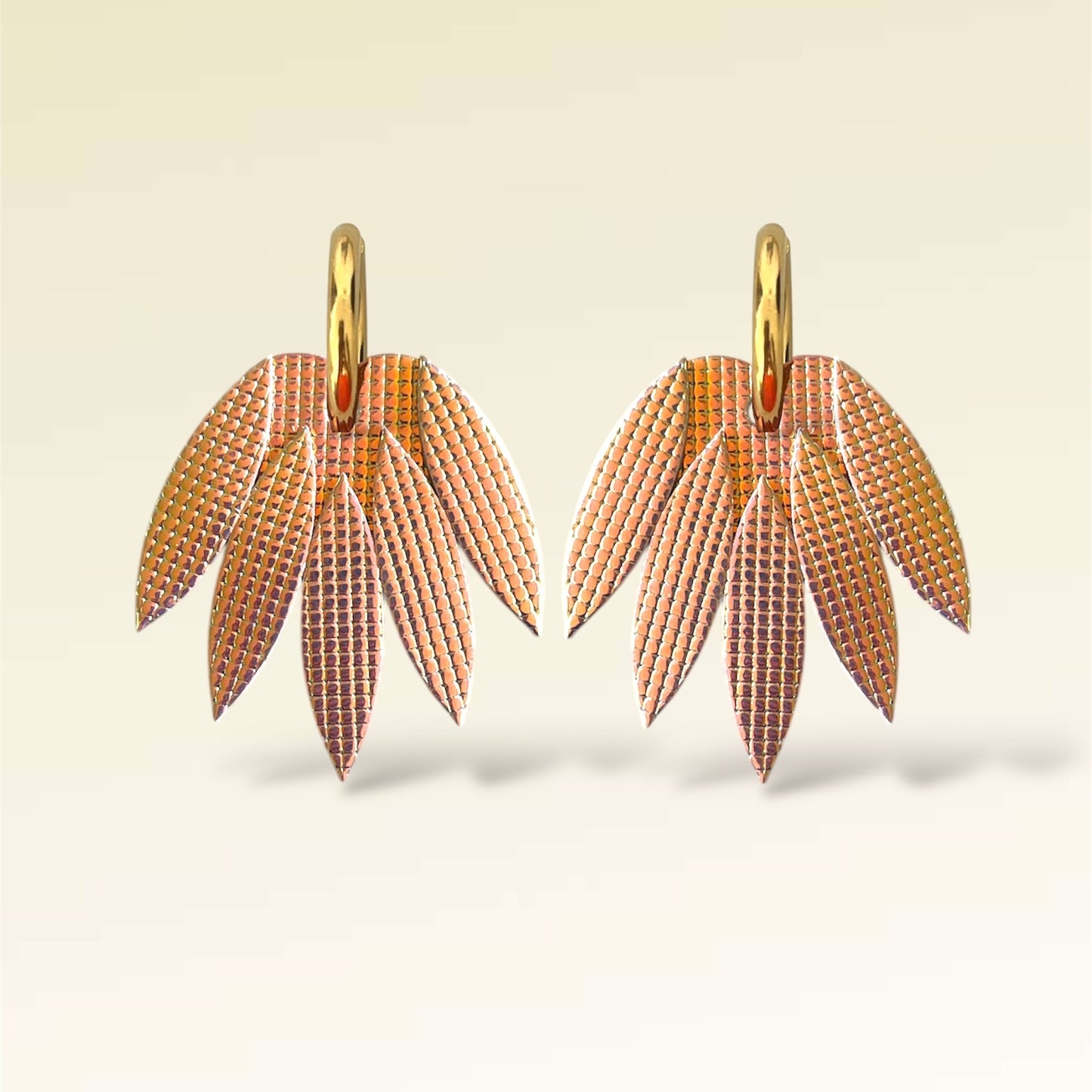 Boucles d'oreilles en cuir Patchouli XL