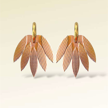 Boucles d'oreilles en cuir Patchouli XL