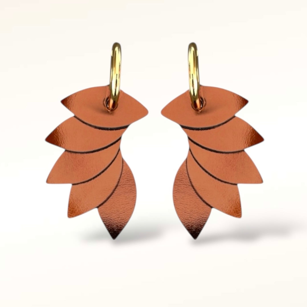 Boucles d'oreilles en cuir Colibri Virgin