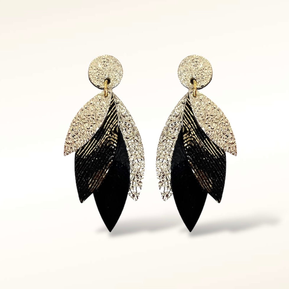 Boucles d'oreilles en cuir Pampa