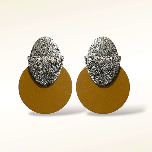 Boucles d'oreilles en cuir Salomé