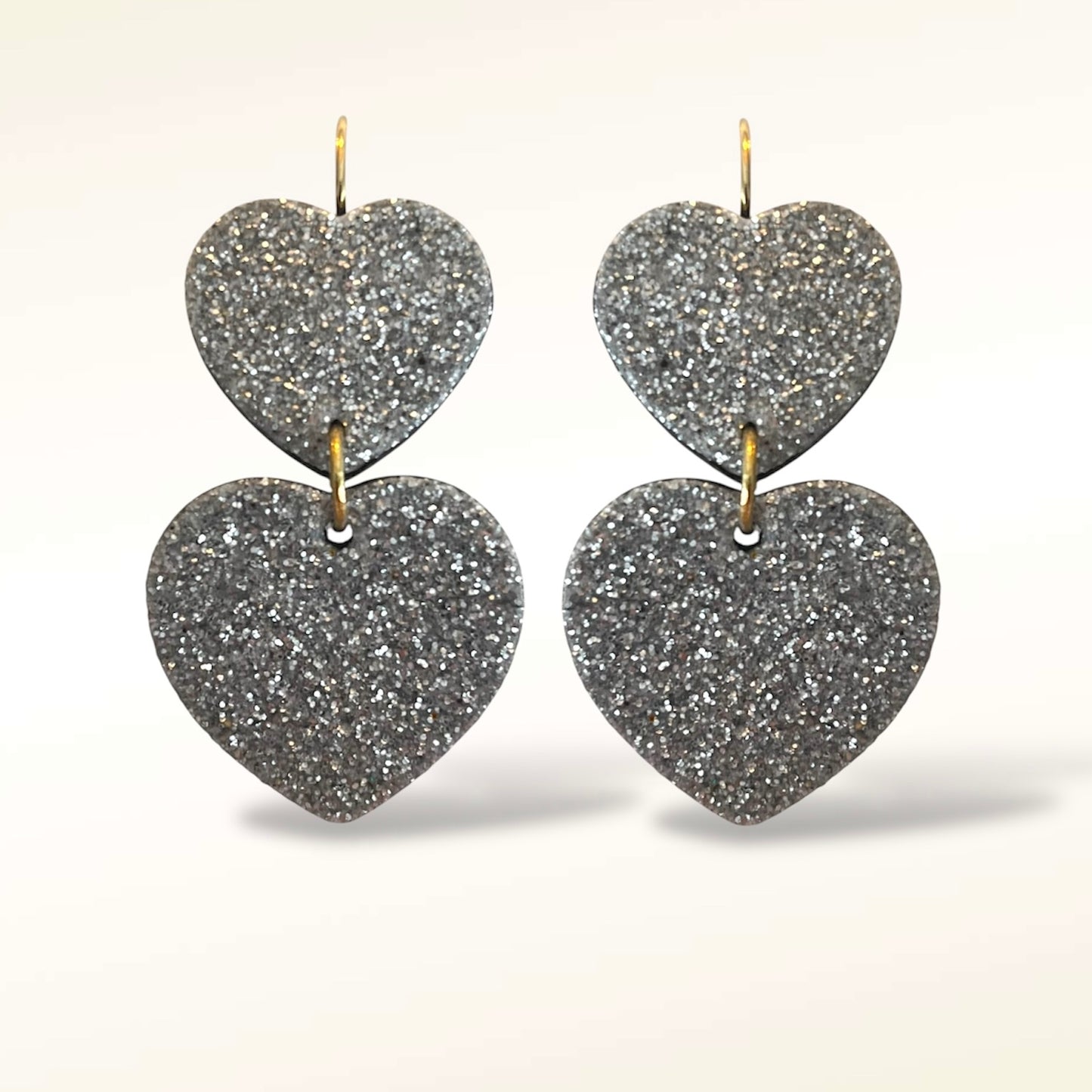 Boucles d'oreilles en cuir Amore Amore Glitter