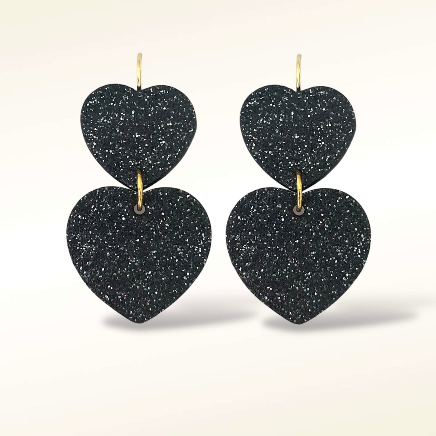 Boucles d'oreilles en cuir Amore Amore Glitter