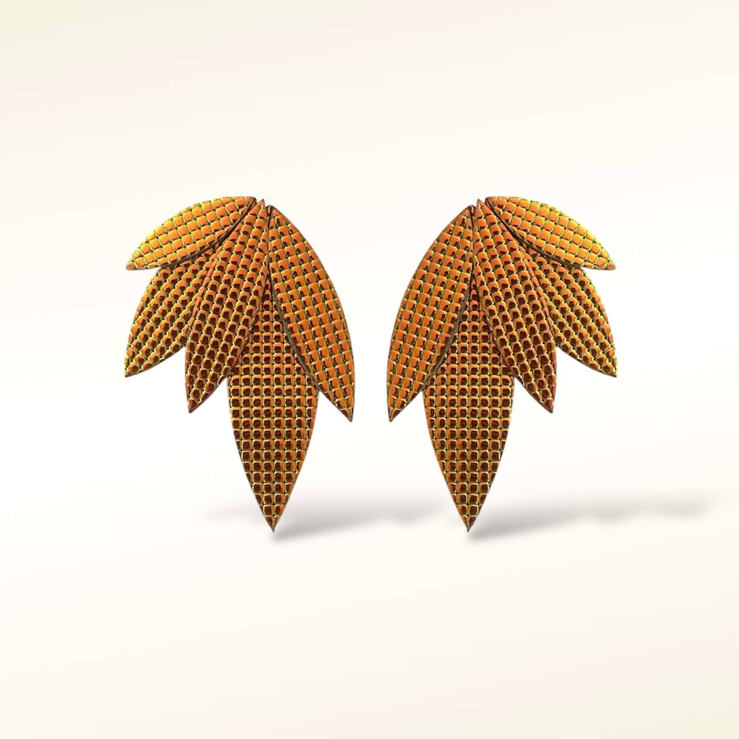 Boucles d'oreilles en cuir Rio