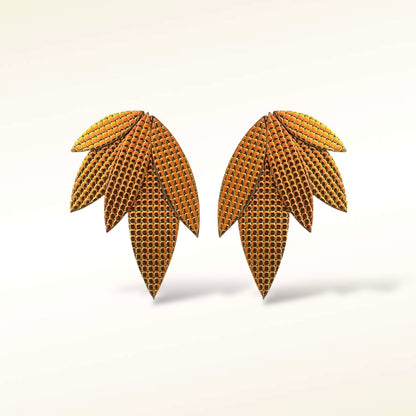 Boucles d'oreilles en cuir Rio