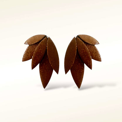 Boucles d'oreilles en cuir Rio
