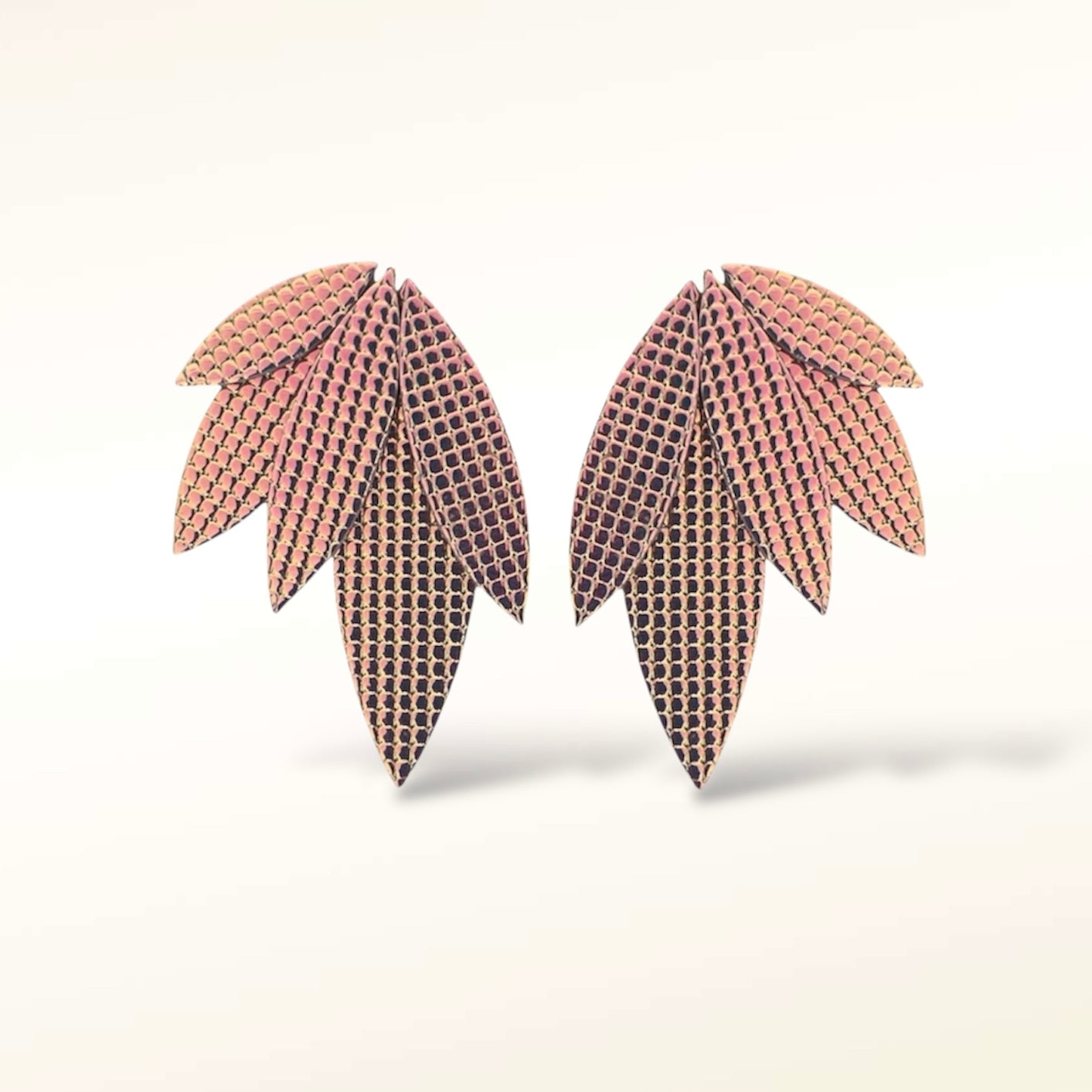 Boucles d'oreilles en cuir Rio