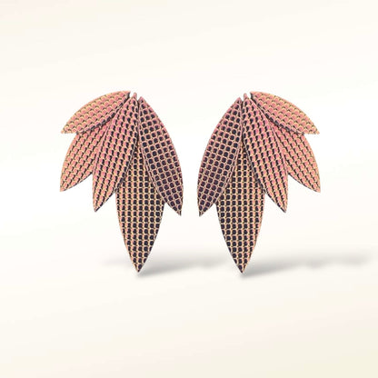 Boucles d'oreilles en cuir Rio