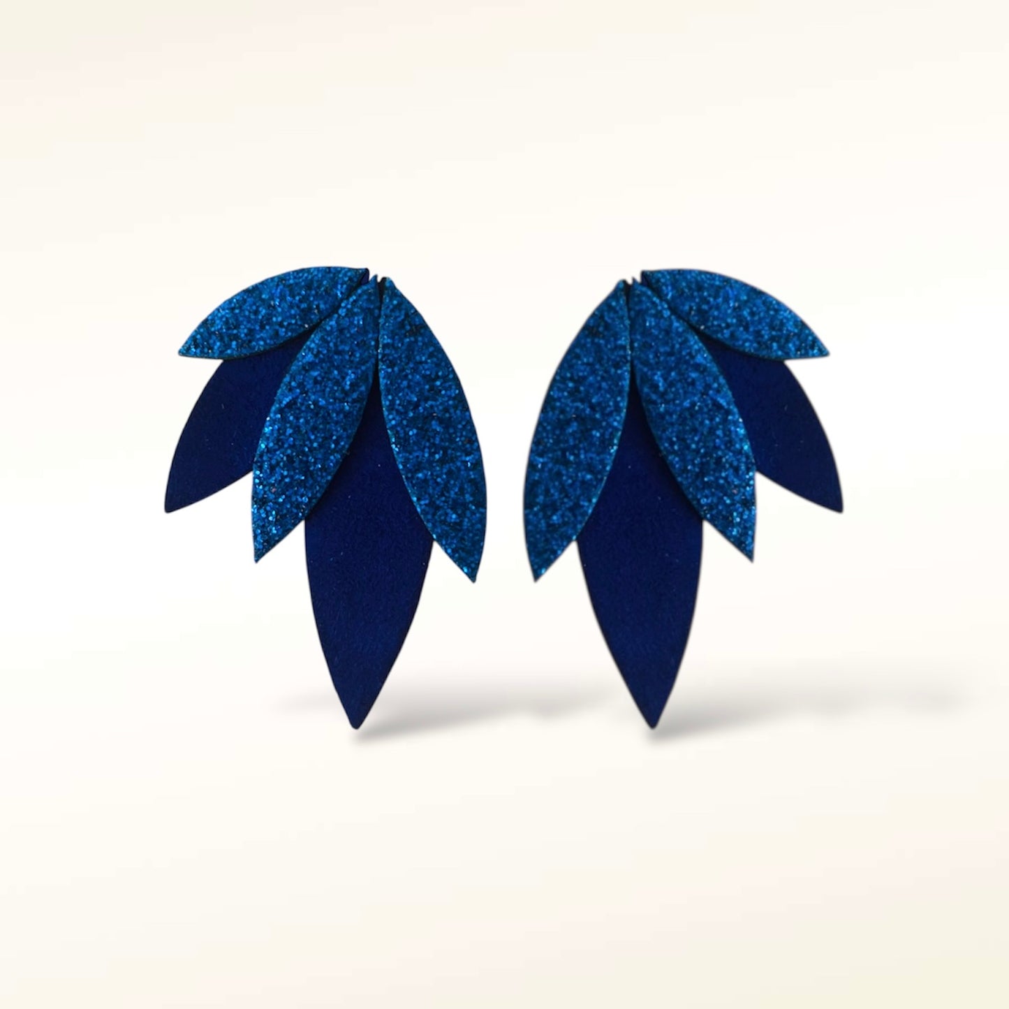 Boucles d'oreilles en cuir Rio Glitter