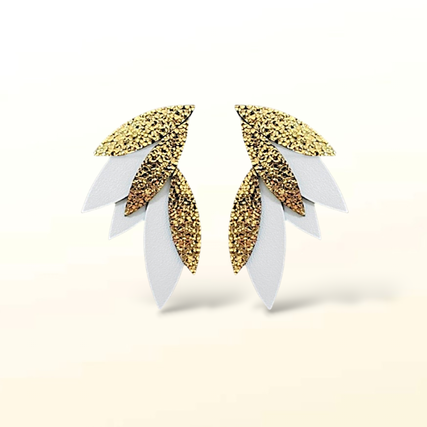 Boucles d'oreilles en cuir Fidji