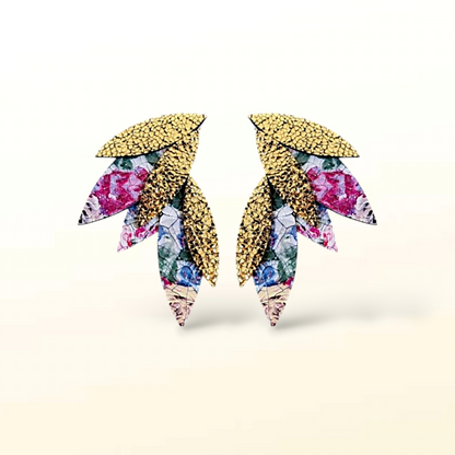 Boucles d'oreilles en cuir Fidji