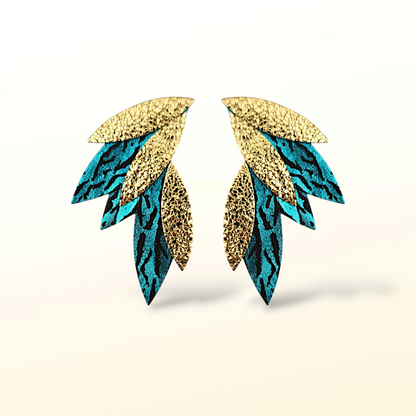 Boucles d'oreilles en cuir Fidji