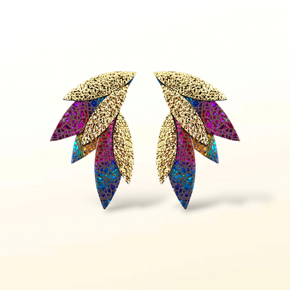 Boucles d'oreilles en cuir Fidji