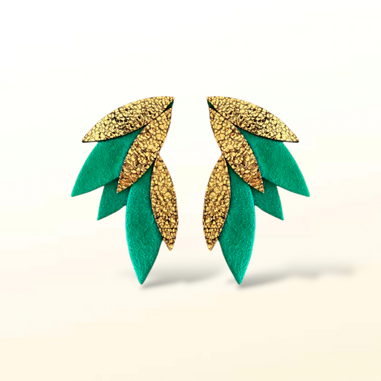 Boucles d'oreilles en cuir Fidji