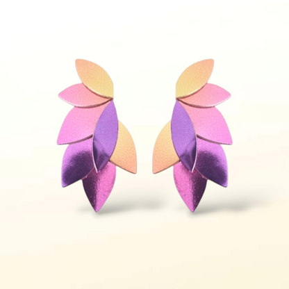 Boucles d'oreilles en cuir Dahlia