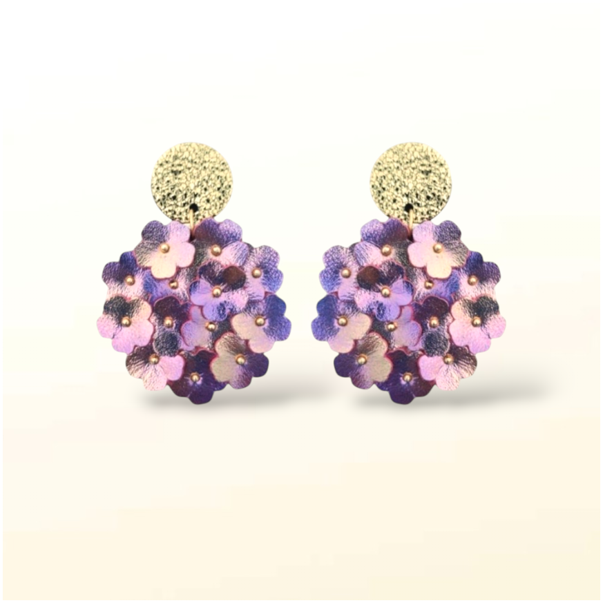 Boucles d'oreilles en cuir Avril