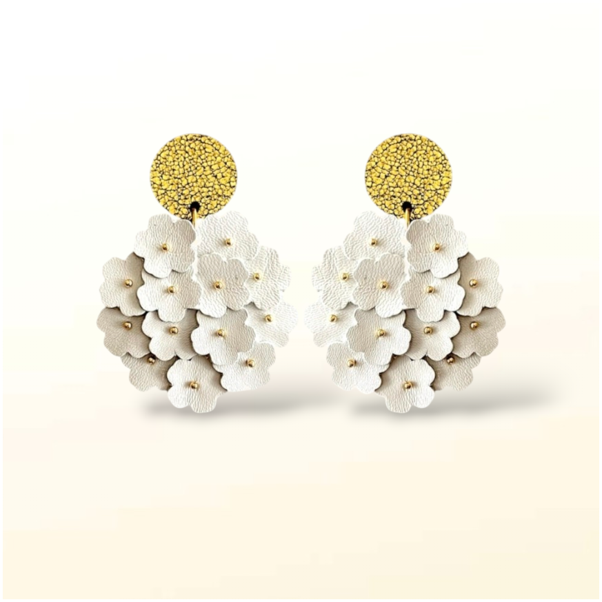 Boucles d'oreilles en cuir Avril