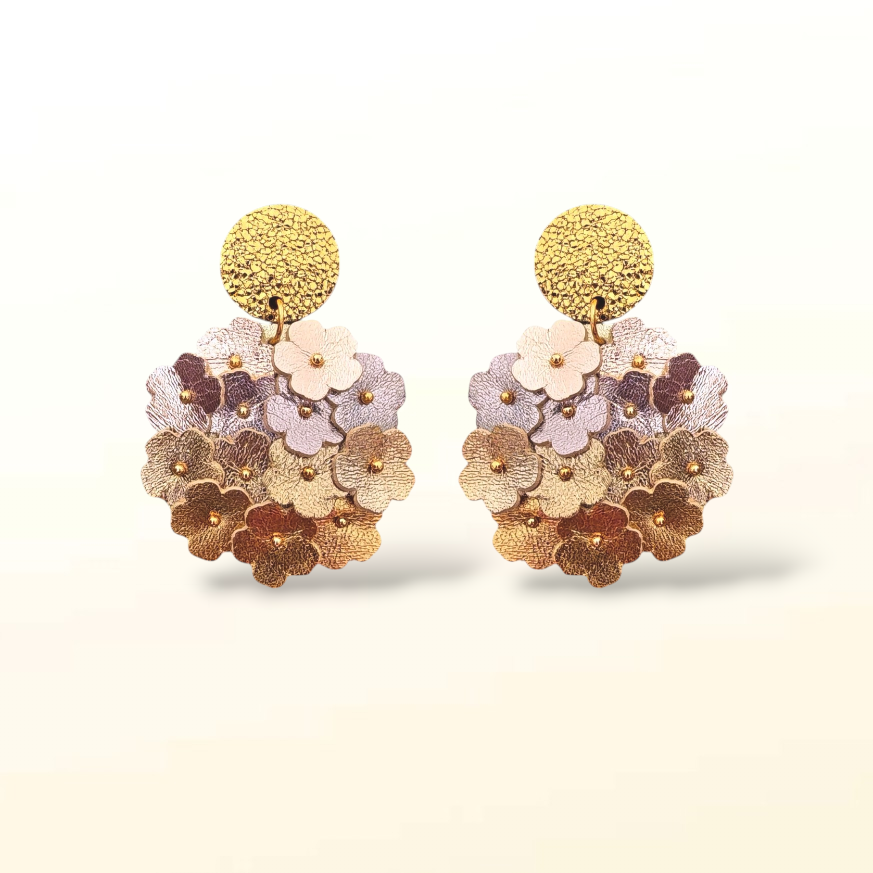 Boucles d'oreilles en cuir Avril