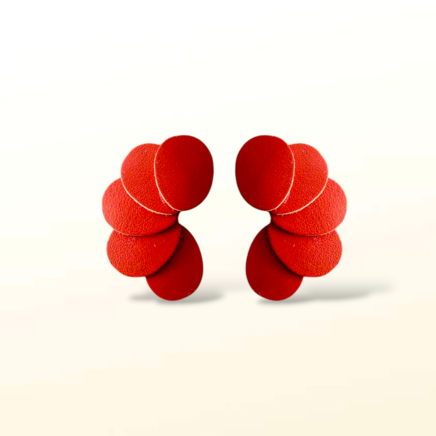 Boucles d'oreilles en cuir Rosalie
