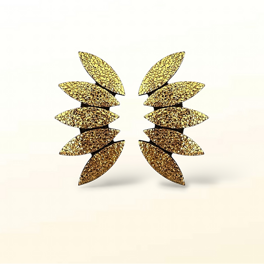 Boucles d'oreilles en cuir Bloom (Large)