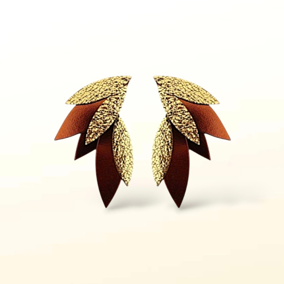 Boucles d'oreilles en cuir Fidji