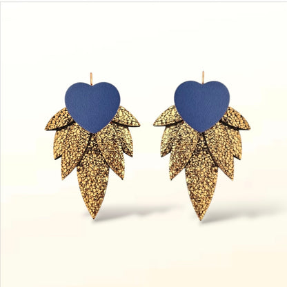 Boucles d'oreilles en cuir Nikita (Dormeuses)