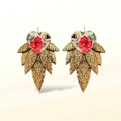 Boucles d'oreilles en cuir Nikita (Dormeuses)