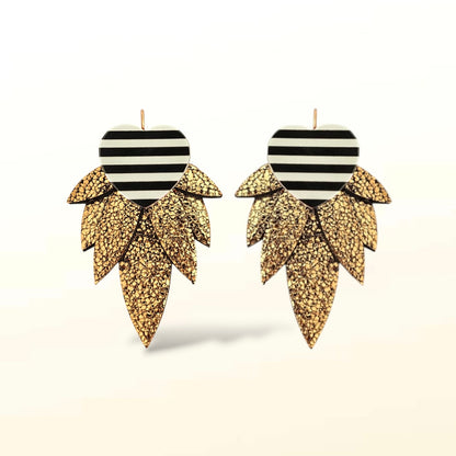 Boucles d'oreilles en cuir Nikita (Dormeuses)