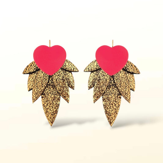 Boucles d'oreilles en cuir Nikita (Dormeuses)
